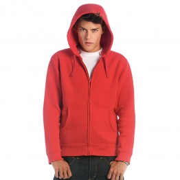 Blank Zipper Hooded full zip /men Blank Bella 280 GSM Hoodie